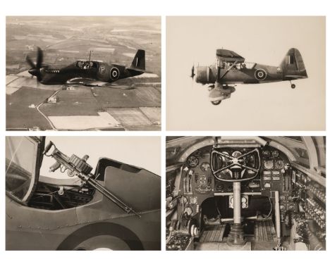 * Aviation Photographs. A collection of original WWII period black and white aircraft photographs, mostly 15 x 20.5 cm, some 