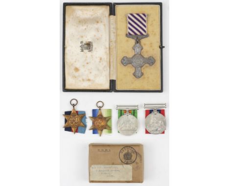* A WWII D.F.C. group of five to Liberator Pilot Flight Lieutenant Robert Thomas Merrifield, 53 Squadron, Royal Air Force, wh