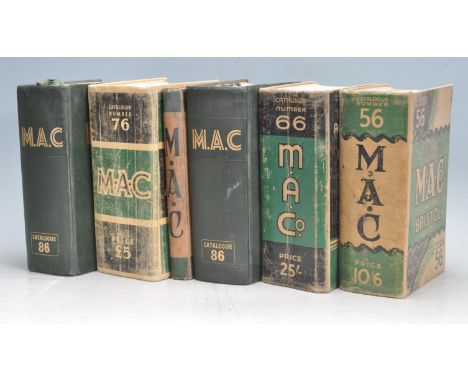 A collection of nine vintage 20th century Metal Agencies Catalogues (M.A.C.) of Winterstoke Bristol include 1954 Catalogue No