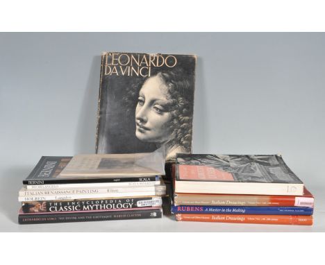 A collection of various renaissance and classical art related reference books to include The Encyclopedia of Classical Mythol