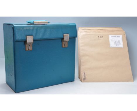 A large collection of vintage retro 20th century medical slides / illustrations by British Telecom. The large collection incl