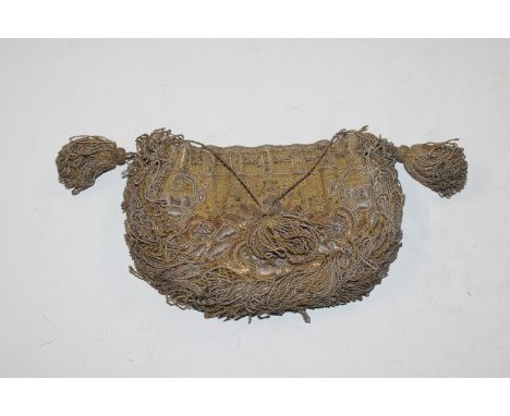 A vintage needlework evening bag 