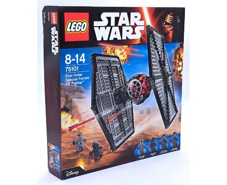 Lego Star Wars First Order Special Forces TIE Fighter, Set 75101, Within Near Mint Sealed Packaging.