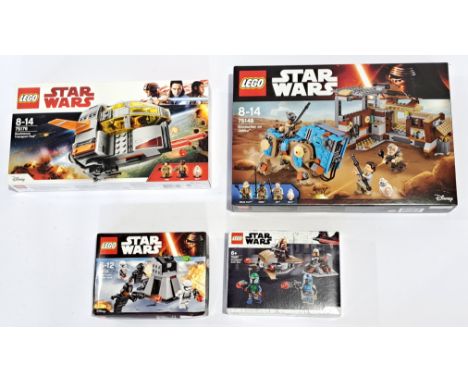 Lego (Sealed) Star Wars Set Group To Include #75148 Encounter On Jakku; #75176 Resistance Transport Pod; #75132 First Order B