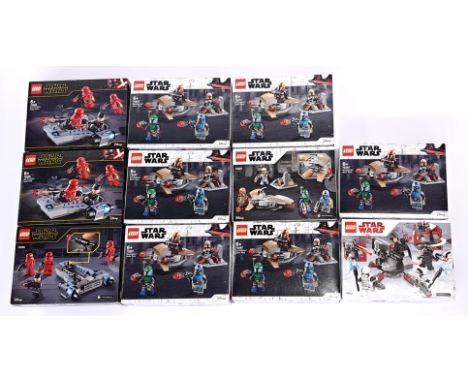 Lego (Sealed) Star Wars Battle Pack group to include (1) #75197 First Order Specialists; #75266 Sith Troopers (x3); #75267 Ma