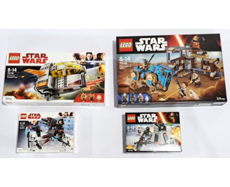 Lego (Sealed) Star Wars Set Group To Include #75148 Encounter On Jakku; #75176 Resistance Transport Pod; #75132 First Order B