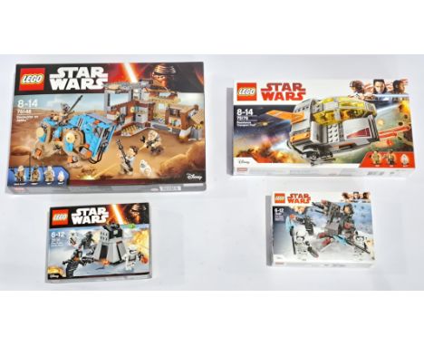 Lego (Sealed) Star Wars Set Group To Include #75148 Encounter On Jakku; #75176 Resistance Transport Pod; #75132 First Order B