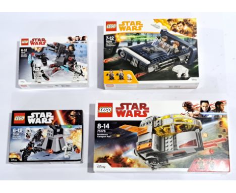 Lego (Sealed) Star Wars Set Group To Include #75209 Han Solo's Landspeeder ; #75176 Resistance Transport Pod; #75132 First Or