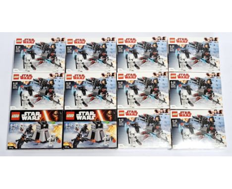 Lego (Sealed) Star Wars Battle Pack Group To Include #75197 First Order Specialists x10; #75132 First Order Battle Pack x2 (M