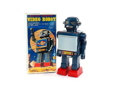 SH Video Robot, Japan, Blech/Kunststoff, batteriebetrieben, H 25, OK, Z 2