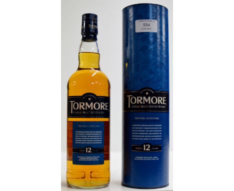 THE TORMORE AGED 12 YEARS OLD SPEYSIDE SINGLE MALT SCOTCH WHISKY WITH PRESENTATION BOX - 70CL, 40% VOL     