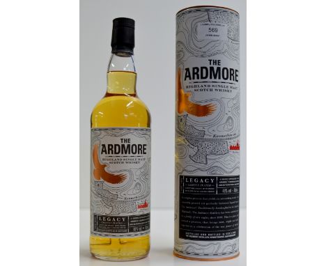 THE ARDMORE HIGHLAND SINGLE MALT SCOTCH WHISKY WITH PRESENTATION TUBE - 70CL, 40% VOL     