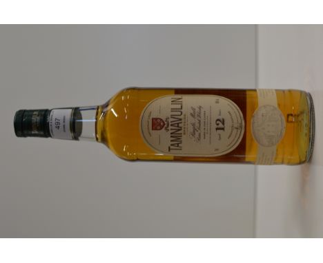 THE TAMNAVULIN AGED 12 YEARS OLD SINGLE MALT RARE SCOTCH WHISKY - 70CL, 40% VOL     