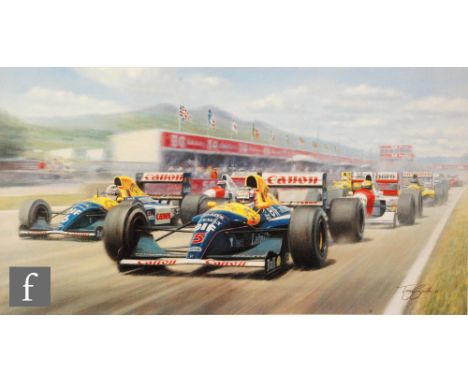 TONY SMITH (CONTEMPORARY) - 'The first Mini Monte', photographic reproduction, signed in pencil, numbered 100/495, unframed, 