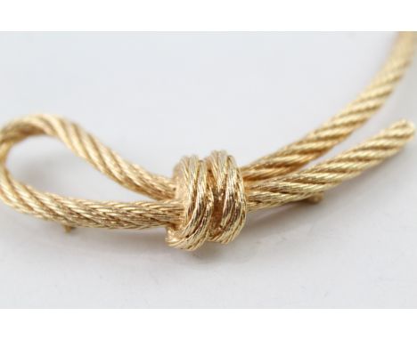 CHRISTIAN DIOR GOLD TONE BROOCH (30G)