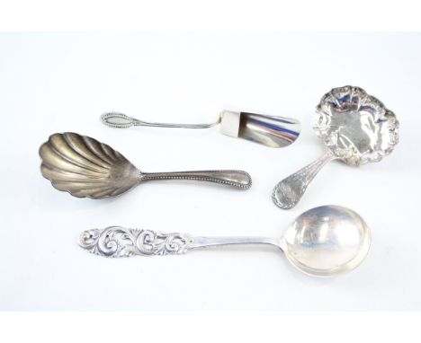 4X .800, .830 & .925 STERLING SILVER SPOONS INC CADDY ETCWeight: 51gms