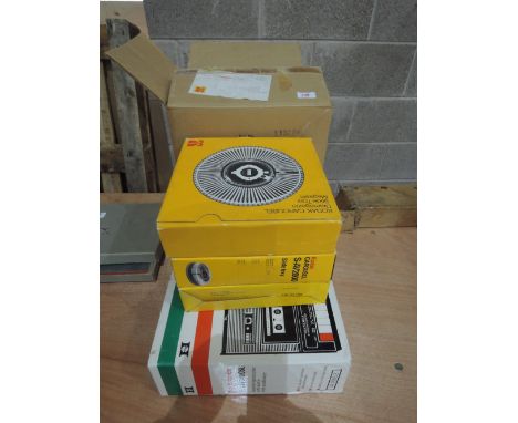 A Kodak Carousel projector with four carousels and a Hanimex Synchrocorder Model:4400SL