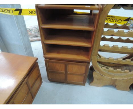 Two vintage teak Nathan cupboard/shelf units