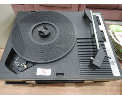 A vintage Fidelity portable record player