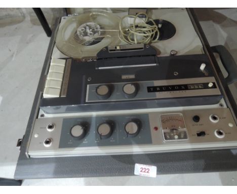 A Truvox reel to reel tape recorder