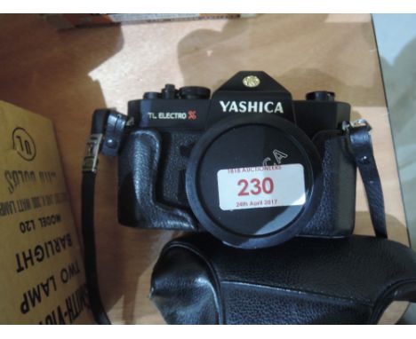 A Yashica TL Electro X camera