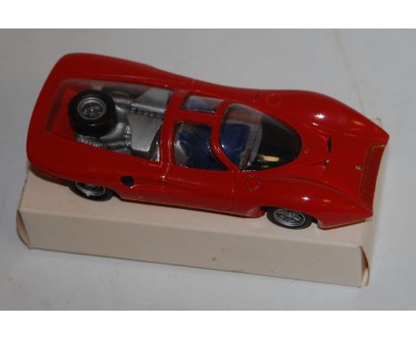 A boxed French model of a Ferrari 