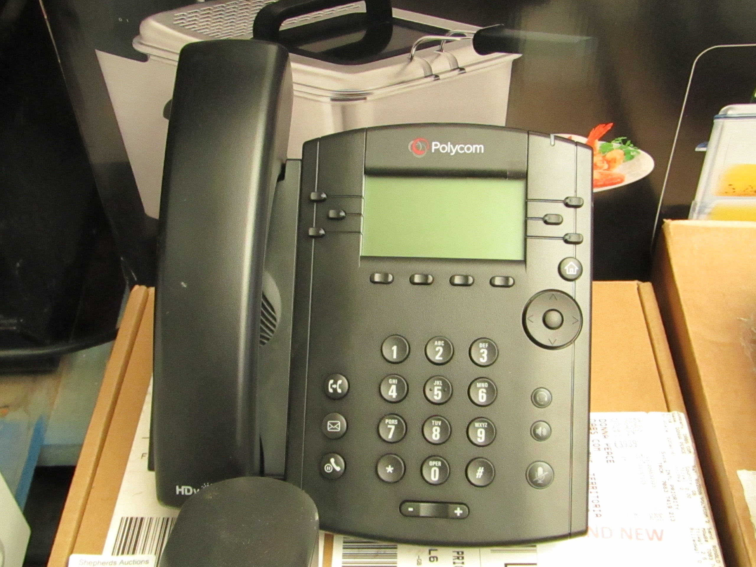 desk phone, new and boxed.
