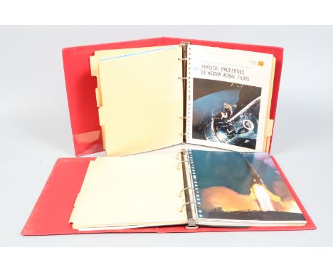 Two A4 Folders of Kodak Technical Information, circa 1980's, with sections on Kodak Ektachrome film for photo intrumentation,