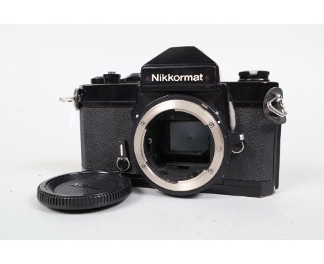 *Please note this lot attracts VAT @ 20%*A Nikkormat FT3 Camera Body, black, serial no 6133673, shutter working, self timer w