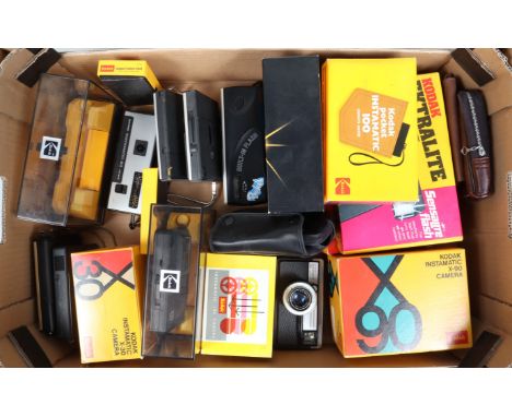 A Tray of Kodak Intamatic and Disc Cameras, an Instamatic X-90, X-30,100, all in maker's boxes, G, A Kodak Etralite 500, Ektr