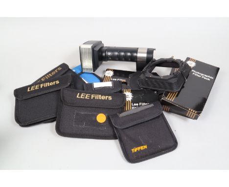 Lee Filters and Other Accessories, Lee filters, a Coral set &amp; Sky set Photographic filter packs, a Neutral denssity set a