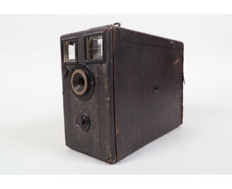 A Franch Falling Plate Camera, monogramed inside filmback door, serial no 15760, shuuter working, viewing and lens elements G