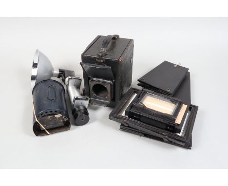 An R.B. Graflex Series B SLR Plate Camera, format 2¼ x 3¼ in, serial no 141748, circa 1925, made by Folmer &amp; Schwing Dept