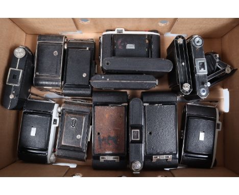 A Tray of Kodak Folding Cameras, models include Six-20, Sterling II, Six 20 B, Six 20 Junior and other models, F
