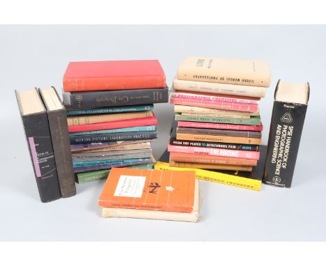 Photographic Process Books, titles include The Theory of The Photographic Process by Mcmillan, Science and Applications of Ph