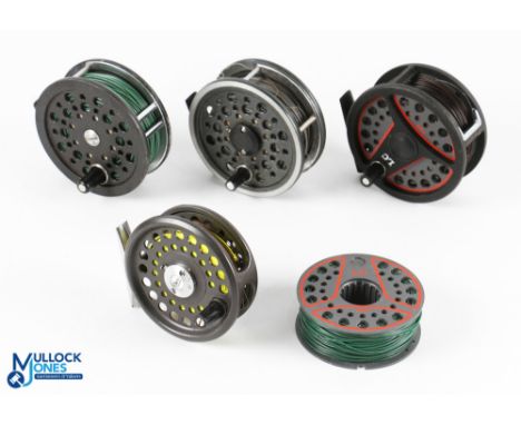 Orvis USA Made in England, Madison III alloy fly reel 3.25" spool, 2 screw latch, rear tensioner, constant check, runs well. 