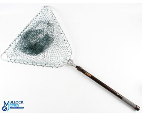 McLean Angling Ltd New Zealand folding weigh net - folded 23", new open handle extended 50", net width 20", sales 0-14lbs, ve