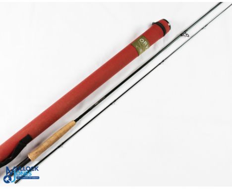 Orvis TLS Pro Guide carbon trout fly rod 8' 6" 2pc line 5#, 2 3/4oz mid flex 6.5, alloy uplocking reel seat with carbon inser