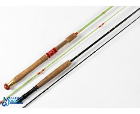 Milbro solid glass 7' 2pc spinning rod, 14" handle, alloy uplocking reel seat, light use, MCB. Unnamed FY1001 DDB carbon fly 