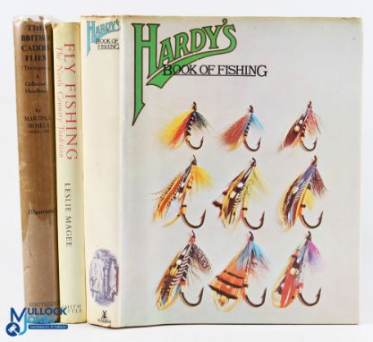 3 Fly Fishing Books, to include the British Caddis Flies Martin E Mosely 1939, Fly Fishing Leslie Magee 1994, Hardys Book of 