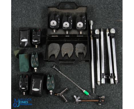 Fishing Bite Alarm - with makers of Nash Fladen, special indicator, rod rest/roller poles