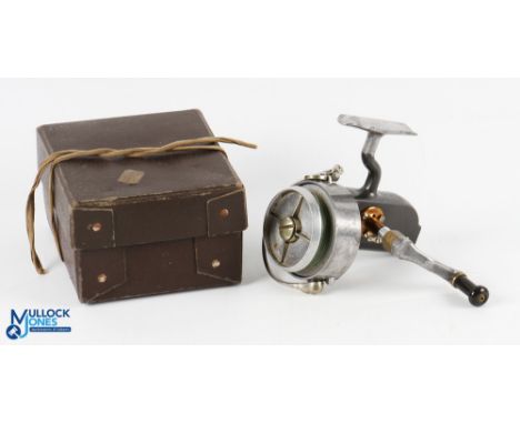 Hardy Bros "The Altex" fixed spool reel LHW No 2 Mk V - faulty bail, runs well, good check, light use in original Rexene box