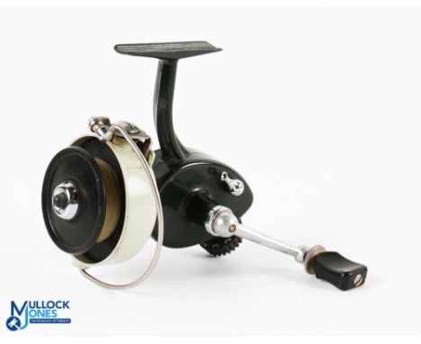 Abu Sweden 444A Cardinal fixed spool spinning reel, large base tensioner, good bail, runs very well, light use