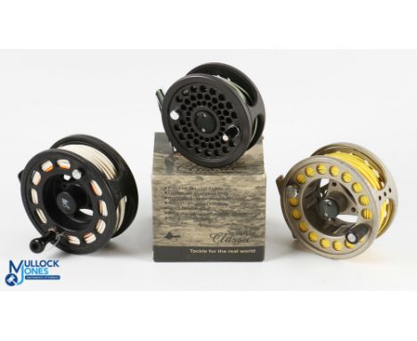 Snowbee Classic Cartridge 790 trout fly reel 3.25" spool, 2 screw latch, counter balanced handle, rear tensioner, constant ch