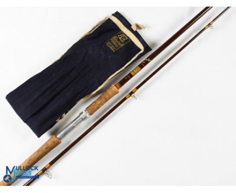 Hardy Alnwick fibalite spinning No 1 rod, 29" handle with alloy down locking reel seat, light use, MCB