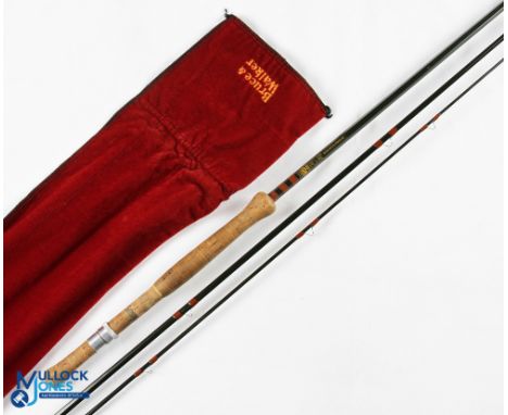 Bruce &amp; Walker hand built England Hexagraph Hugh Falkus 10ft 6in Seat Trout Special fly rod DT27# (tip 2" short), alloy s