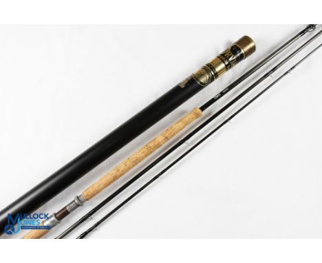 Orvis USA graphite Spey salmon fly rod 14oz 15' 3pc line 11#, 27" handle with alloy down locking reel seat, lined butt rings,