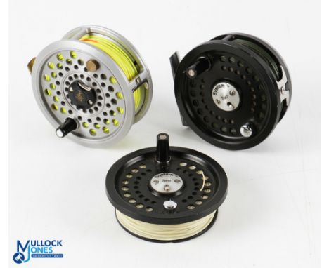 Scientific Anglers 3M System Two 67 alloy trout fly reel with spare spool with 2 screw latch, counter balanced handle, rear t