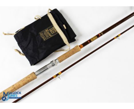 Hardy Alnwick "Fibalite" salmon sinning rod No 1, 10' 2pc, 29" handle, alloy down locking reel seat, lined tip rings, MCB, li