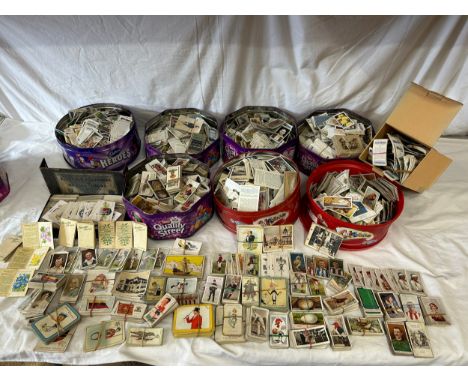 An assortment of cigarette cards to include Kensitas Flowers cigarette silks (34), Carreras, Nicolas Sarony &amp; Co, R &amp;